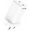AC-laturi SANDBERG Dual USB-C PD65W UK 441-62 — dual USB-C PD 65W, UK-pistoke