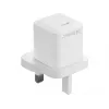 USB-C-laturi SANDBERG 441-64 20W UK-pistoke – nopea lataus USB Power Deliveryllä