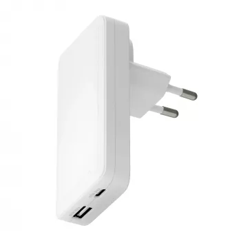 dbramante1928 Pro - EU/US ohut laturi - USB-C 65W+USB-A 30W - W