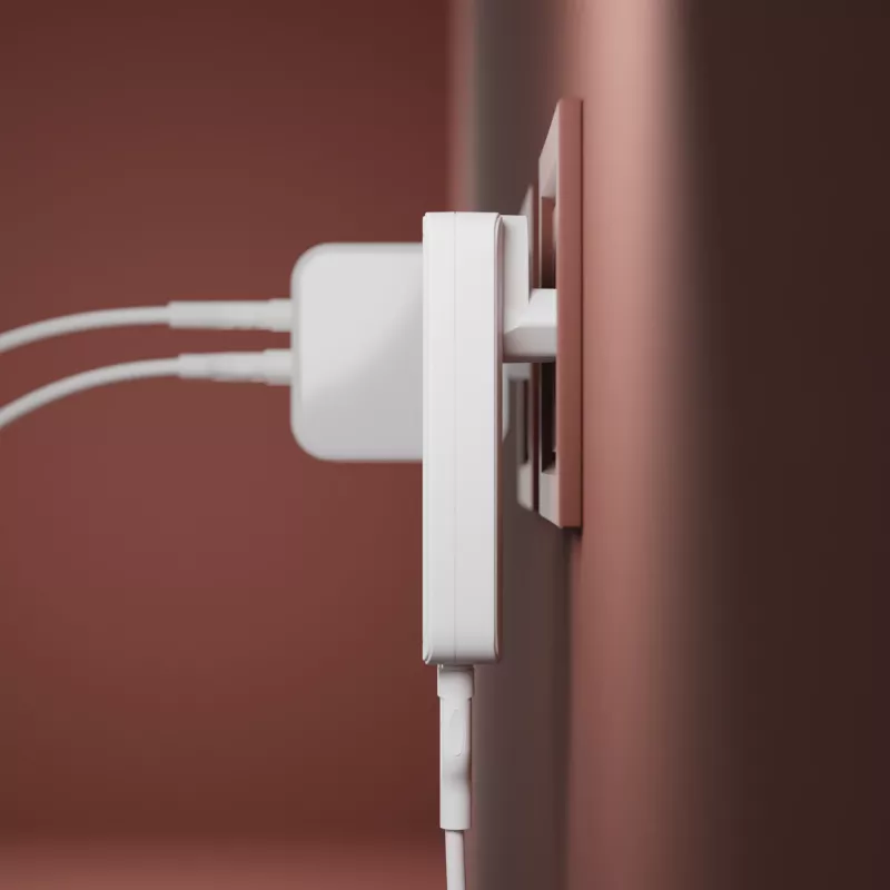 dbramante1928 Pro - EU/US ohut laturi - USB-C 65W+USB-A 30W - W