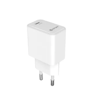 eSTUFF ES635028-BULK USB-C-laturi EU PD 20W, valkoinen