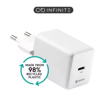 eSTUFF INFINITE ES637046-BULK USB-C-laturi EU PD 45W GaN
