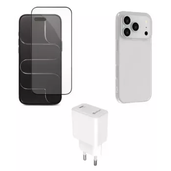 Virtalähdesarja eSTUFF ES-KIT-IPH17PROMAX iPhone 17 Pro Maxille lataus- ja kaapelisarja