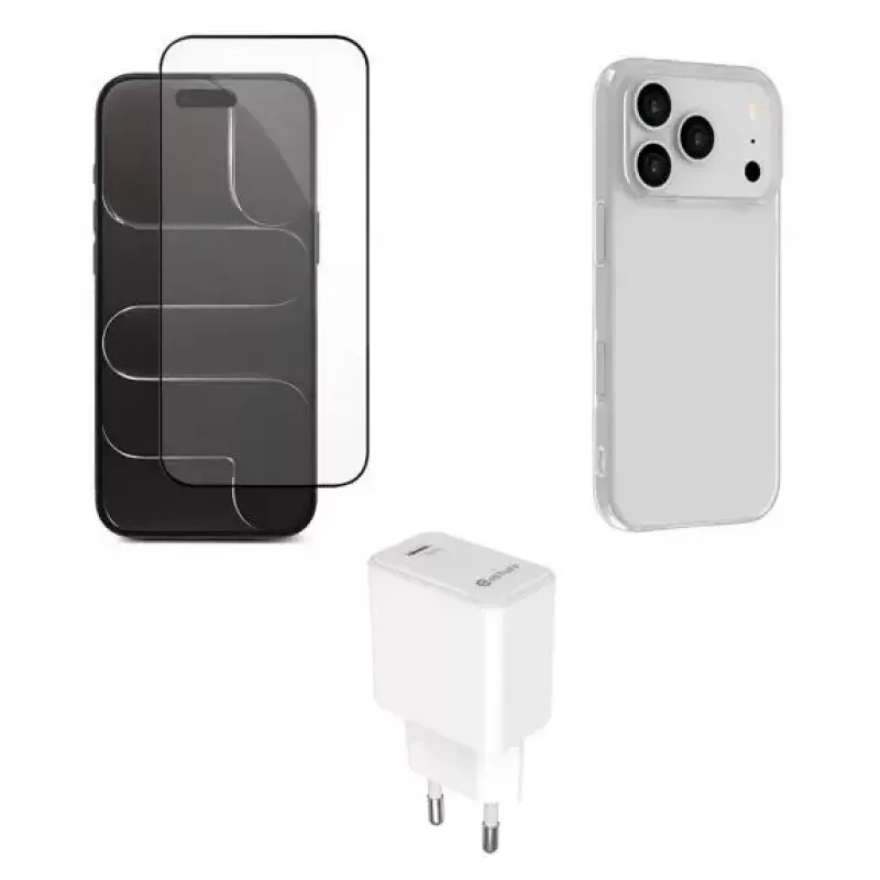 Virtalähdesarja eSTUFF ES-KIT-IPH17PROMAX iPhone 17 Pro Maxille lataus- ja kaapelisarja