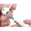 Puhdistussarja Sandberg Cleaning Pen Kit Airpodsille harmaa valkoinen