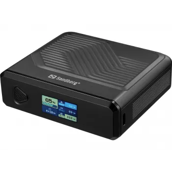 Sandberg Travel Powerbank 20000 PD100W kannettava laturi, 20000 mAh