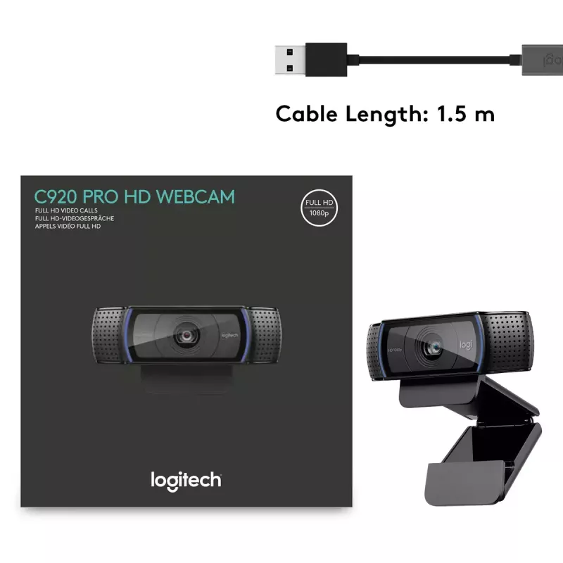 Logitech HD Pro C920 -verkkokamera