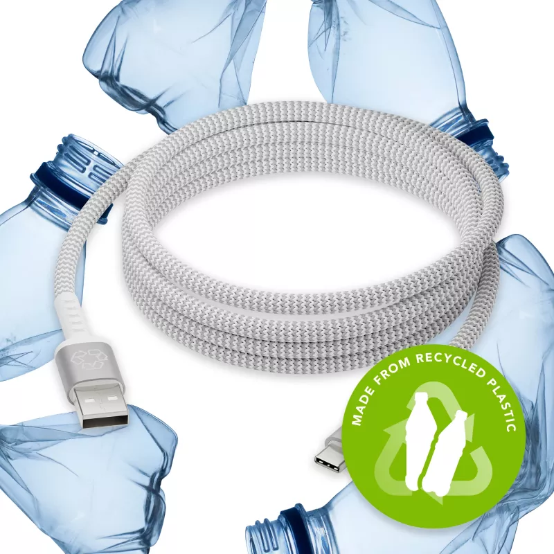 dbramante1928 re-charge Pro BRD USB-A - USB-C -datakaapeli 2,5 m, USB 2.0, valkoinen