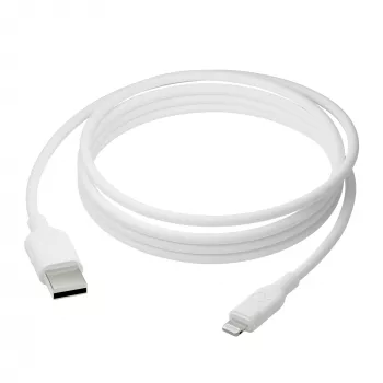 dbramante1928 re-charge Pro – kaapeli 2,5 m USB-A Lightning – valkoinen