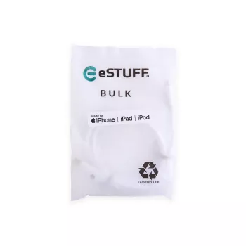 eSTUFF ES602170-BULK Lightning-kaapeli 1 m valkoinen USB-C 2,4A