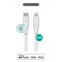 eSTUFF ES602370-BULK Lightning-kaapeli 3 m USB-C 2,4A
