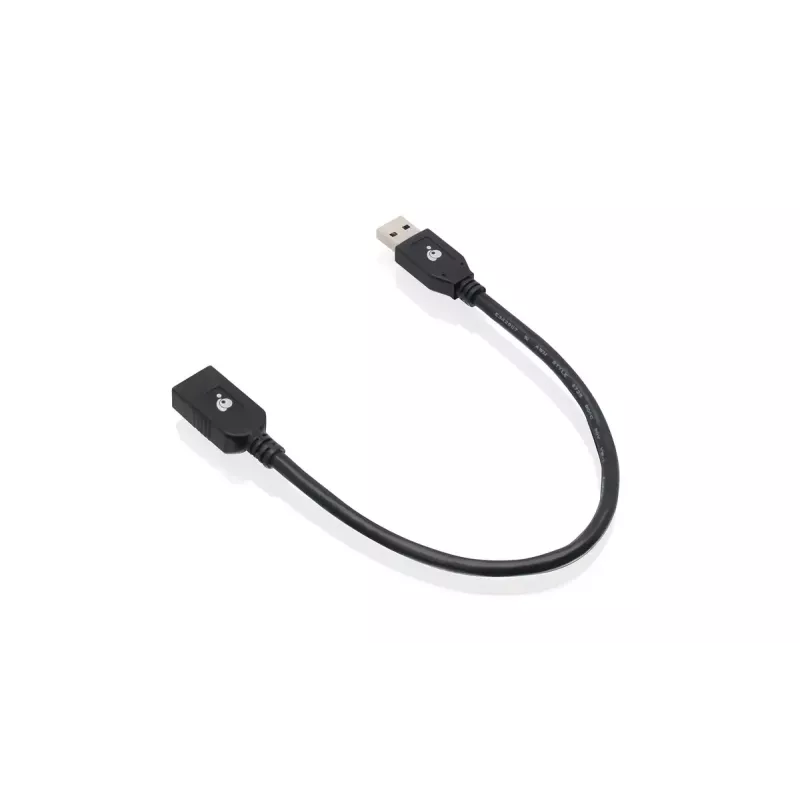 IOGEAR G2LU3AMF USB-kaapeli USB 3.2 Gen 1 0,3 m USB A musta