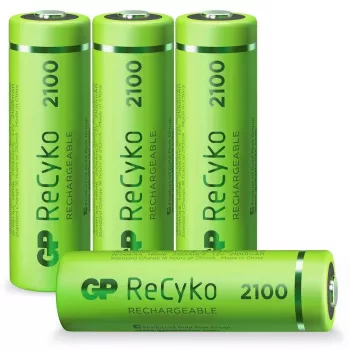 Uudelleenladattava akku GP Batteries ReCyko+ 2100 mAh 4 kpl AA NiMH