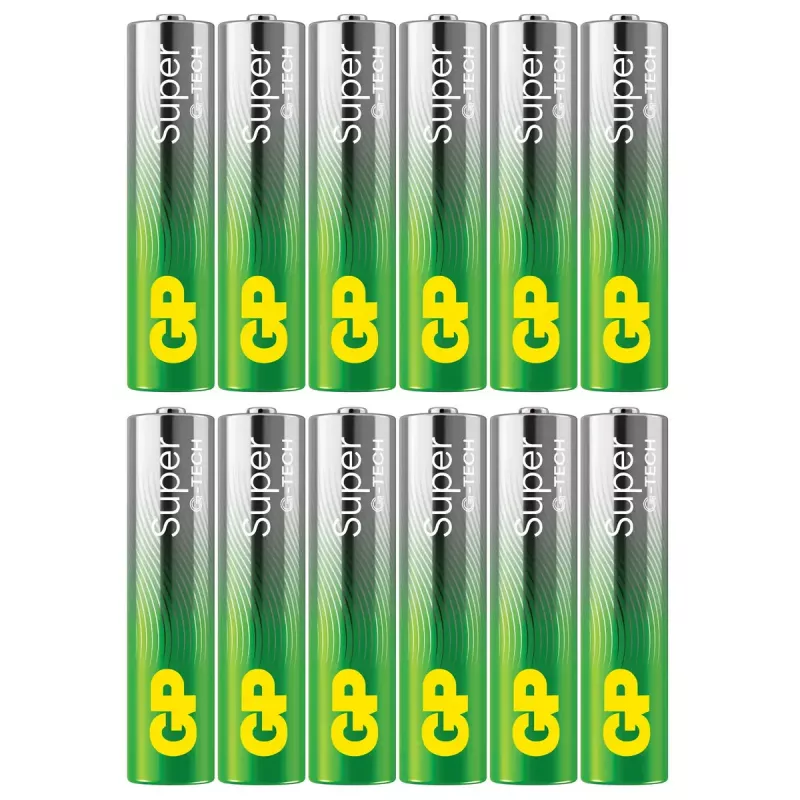Kertakäyttöparisto GP Batteries Super alkaline GP24A AAA alkaline 10 vuoden säilyvyys