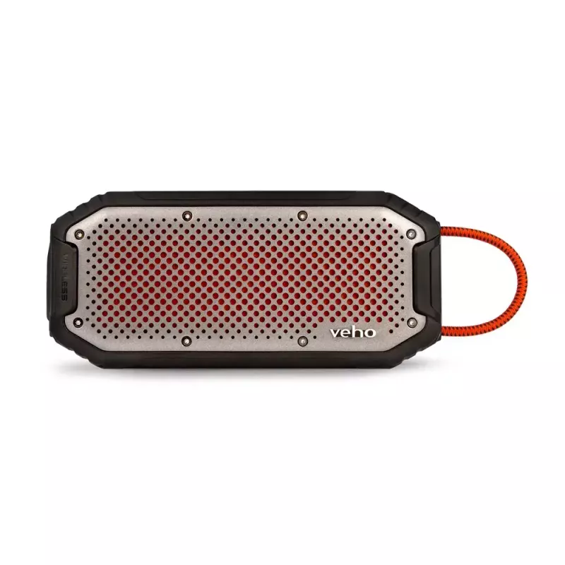 Veho MX-1 stereokannettava kaiutin musta/hopea
