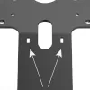 Compulocks VESA Fixed 45 Degree Core Counter Stand multimediajalusta musta alumiini