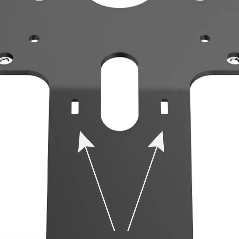 Compulocks VESA Fixed 45 Degree Core Counter Stand multimediajalusta musta alumiini