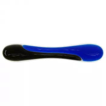 Kensington Duo Gel näppäimistön rannetuki — sininen, musta, sininen, geeli, Taiwan, MIL-STD-810H menetelmä 504.3 nesteiden aiheuttama likaantuminen, 240 mm, 182 mm