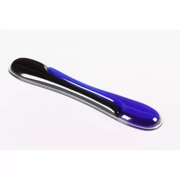 Kensington Duo Gel näppäimistön rannetuki — sininen, musta, sininen, geeli, Taiwan, MIL-STD-810H menetelmä 504.3 nesteiden aiheuttama likaantuminen, 240 mm, 182 mm