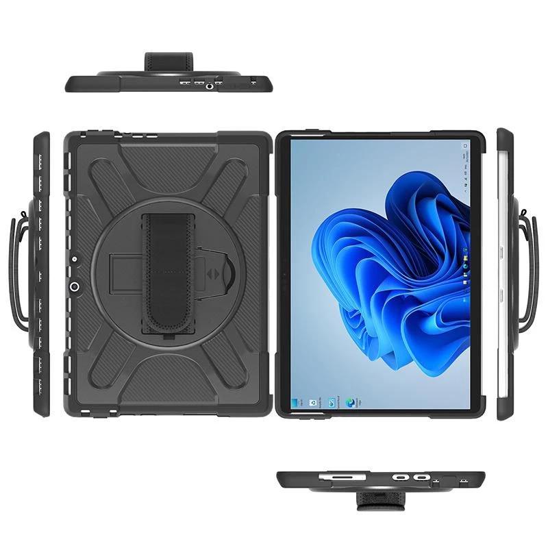 eSTUFF ATLANTA Defender -suojakotelo Microsoft Surface Pro 8 -laitteelle, ES68290012-BULK