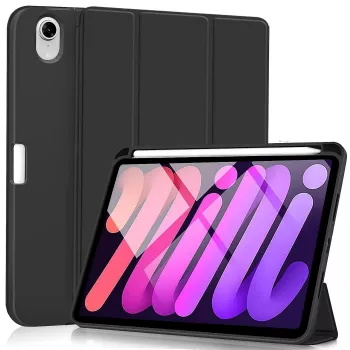 Folio-kotelo eSTUFF ES68201101-BULK iPad mini 6 21,1 cm musta