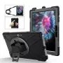 eSTUFF Wombat -suojakotelo Microsoft Surface Go 2/Go 4, musta