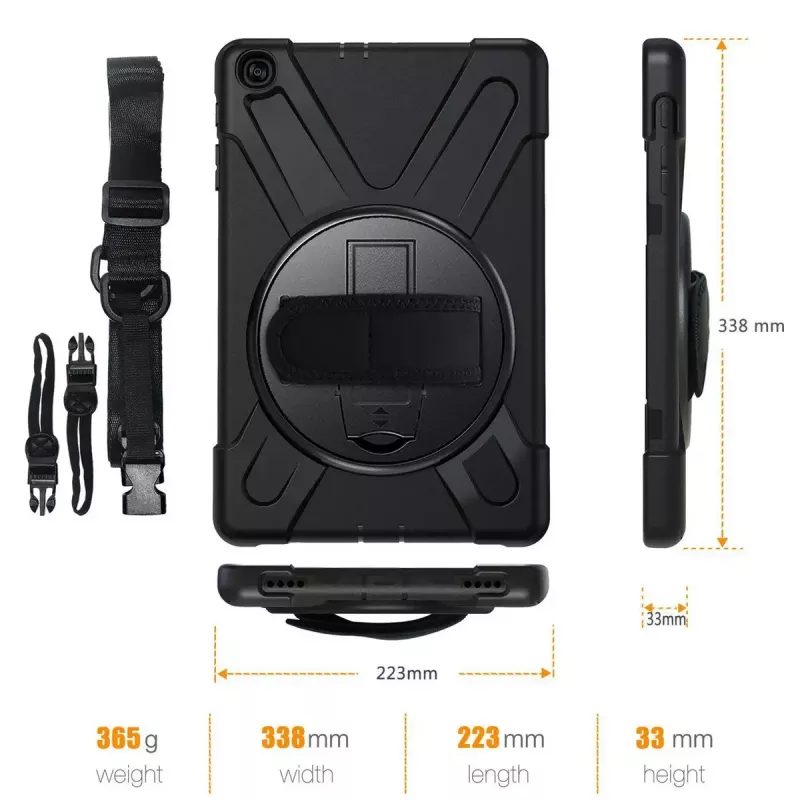 eSTUFF ES681840-BULK tablettikotelo 25,6 cm (10,1 inch) suojakotelo musta