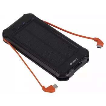 Powerbank Sandberg 3in1 aurinkopowerbank 10000 10000 mAh 2A musta