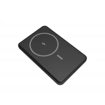 eSTUFF ES641100 powerbank 5000 mAh langaton lataus musta