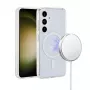 eSTUFF INFINITE OSLO magneettikuori Samsung Galaxy S24+ -puhelimelle, läpinäkyvä