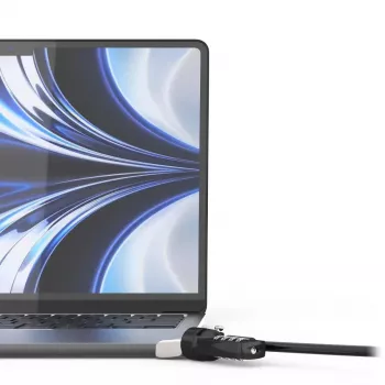 Compulocks Ledge MacBook Air 13 tuuman M2 ja M3 numerolukolla hopea