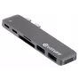 eSTUFF ES84122-harmaa USB-keskitin USB 3.2 Gen 1 (3.1 Gen 1) Type-C 5000 Mbit/s