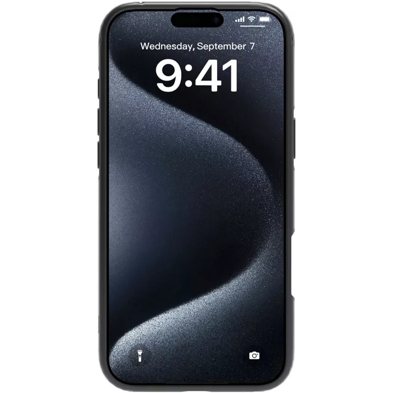 eSTUFF ES67141100 puhelinkotelo 15,5 cm (6,1 tuumaa) kotelo läpinäkyvä, musta