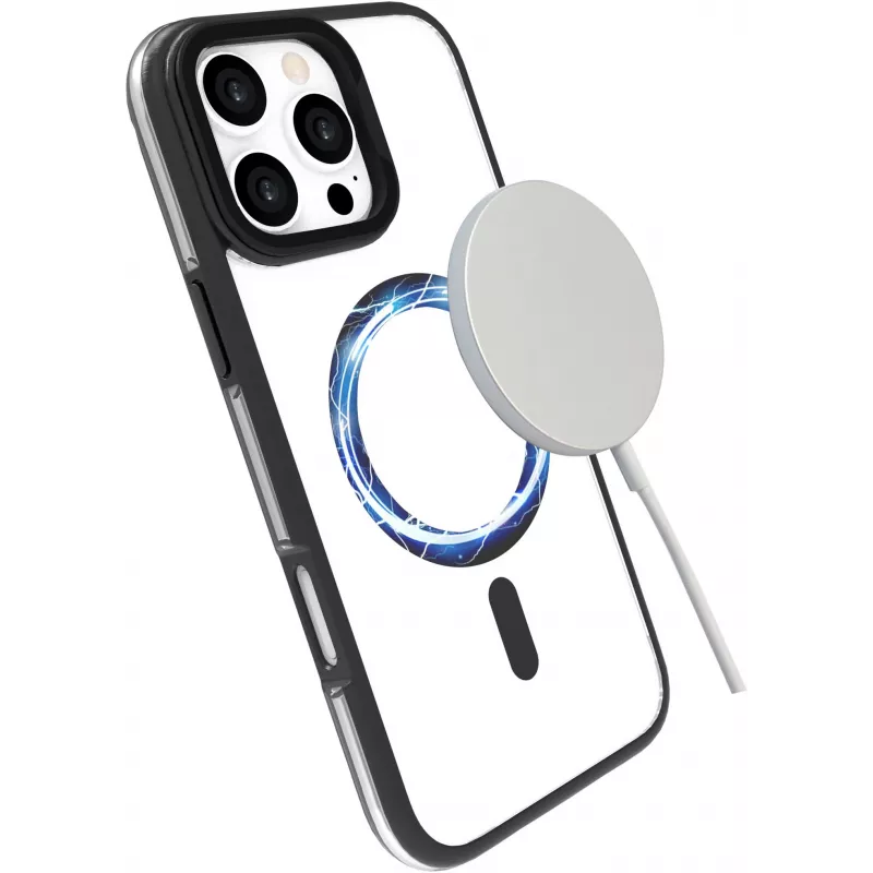 Suojakotelo eSTUFF ES67141102 iPhone 16 Pro 6,3 tuumaa läpinäkyvä musta