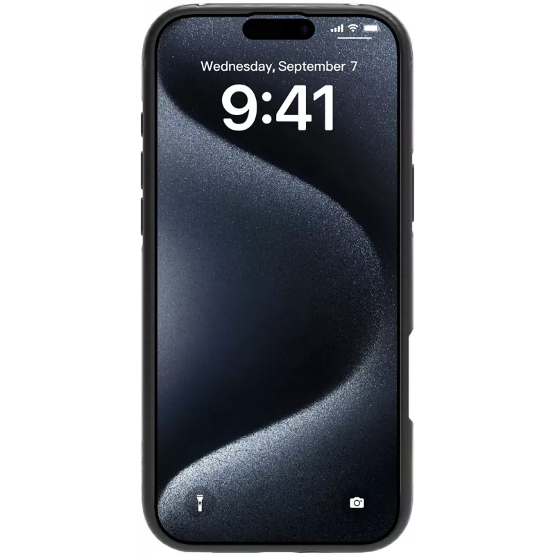 Suojakotelo eSTUFF ES67141102 iPhone 16 Pro 6,3 tuumaa läpinäkyvä musta