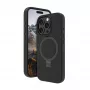 dbramante1928 Iceland Ultra D3O MS Kick IUK1BL006296 takakansi jalustalla iPhonelle, MagSafe, muovia, musta