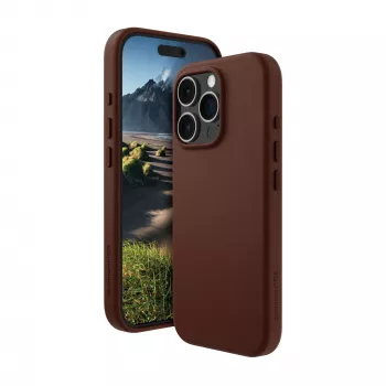 dbramante1928 Roskilde -kotelo iPhone 16 Pro Dark Tan yhdistää ajattoman eleganssin moderniin toiminnallisuuteen