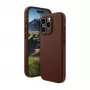 dbramante1928 Roskilde -kotelo iPhone 16 Pro Dark Tan yhdistää ajattoman eleganssin moderniin toiminnallisuuteen