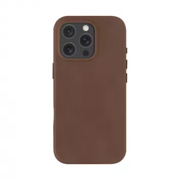 dbramante1928 Roskilde -kotelo iPhone 16 Pro Dark Tan yhdistää ajattoman eleganssin moderniin toiminnallisuuteen