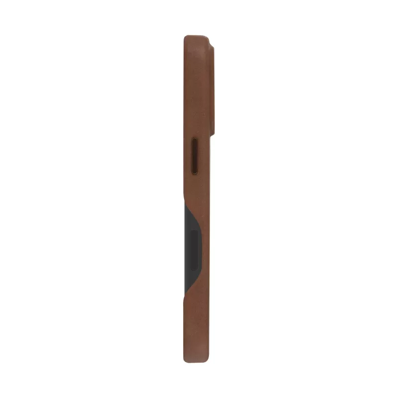 dbramante1928 Roskilde -kotelo iPhone 16 Pro Dark Tan yhdistää ajattoman eleganssin moderniin toiminnallisuuteen