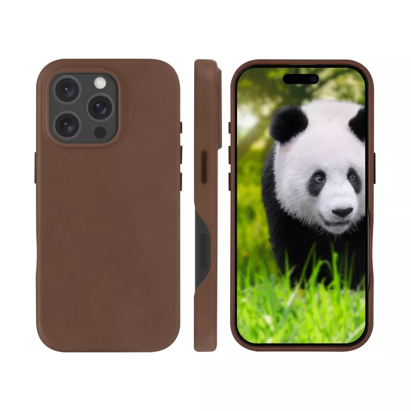 dbramante1928 Roskilde -kotelo iPhone 16 Pro Dark Tan yhdistää ajattoman eleganssin moderniin toiminnallisuuteen