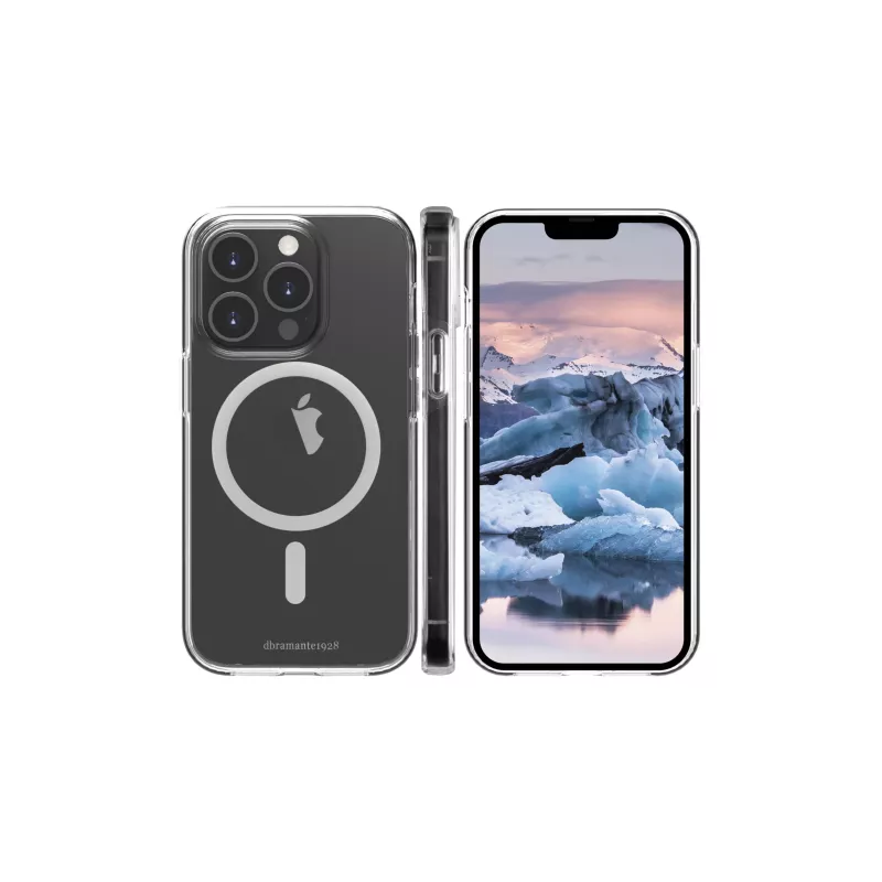dbramante1928 Iceland Pro MagSafe -yhteensopiva iPhone 14 Pro -suojakotelo läpinäkyvä