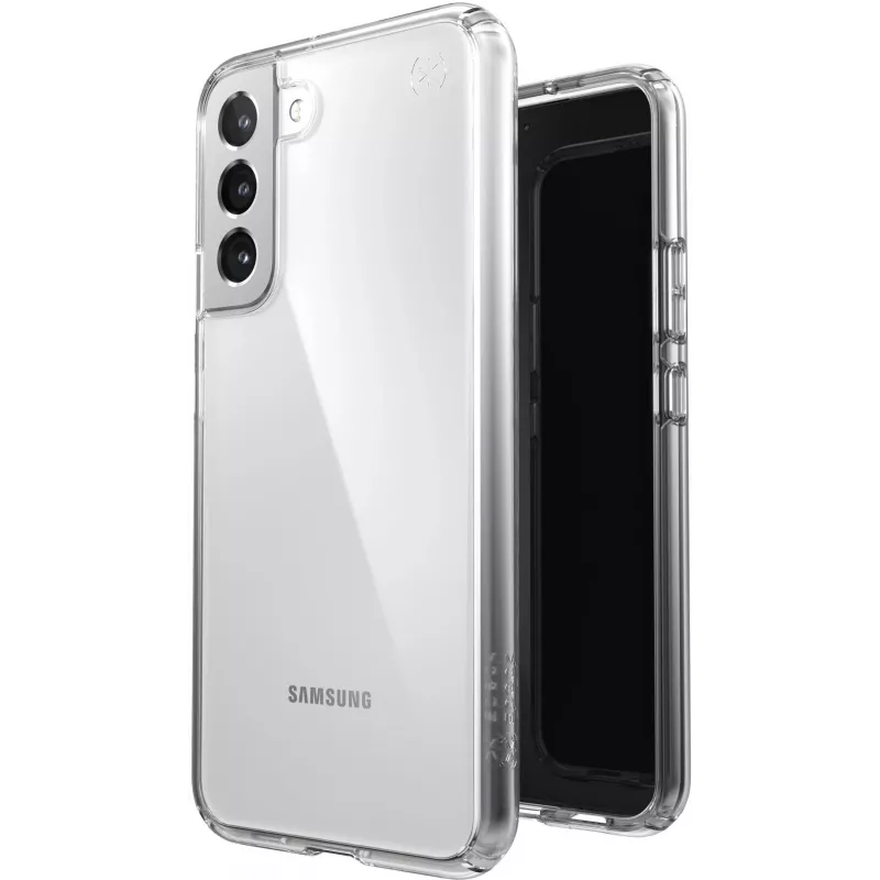 Speck Presidio Perfect Clear Samsung Galaxy S22 Plus -suojakotelo läpinäkyvä