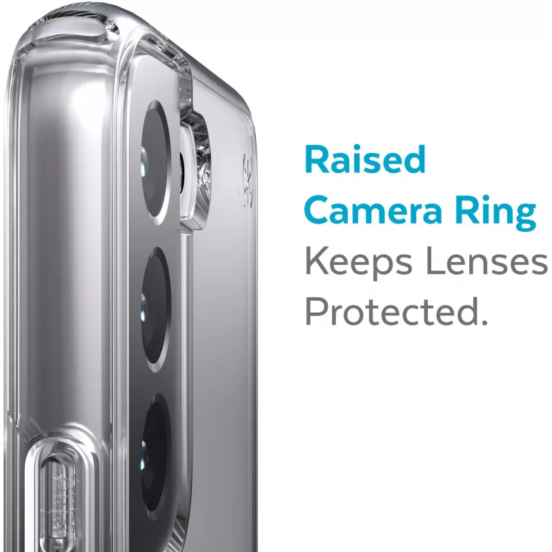Speck Presidio Perfect Clear Samsung Galaxy S22 Plus -suojakotelo läpinäkyvä