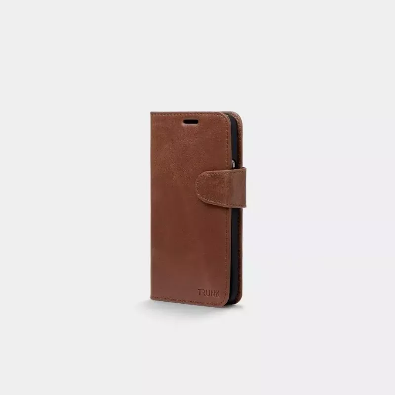 Lompakkokotelo Trunk TR-WA1254-BRW iPhone 12 mini ruskea