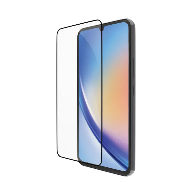 dbramante1928 eco-shield Galaxy A34 musta Edge antibakteerinen suojapakkaus