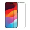 dbramante1928 eco-shield iPhone 15 Plus läpinäkyvä musta Edge karkaistu lasi näytönsuojakalvo