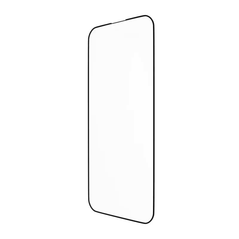 dbramante1928 eco-shield iPhone 15 Plus läpinäkyvä musta Edge karkaistu lasi näytönsuojakalvo