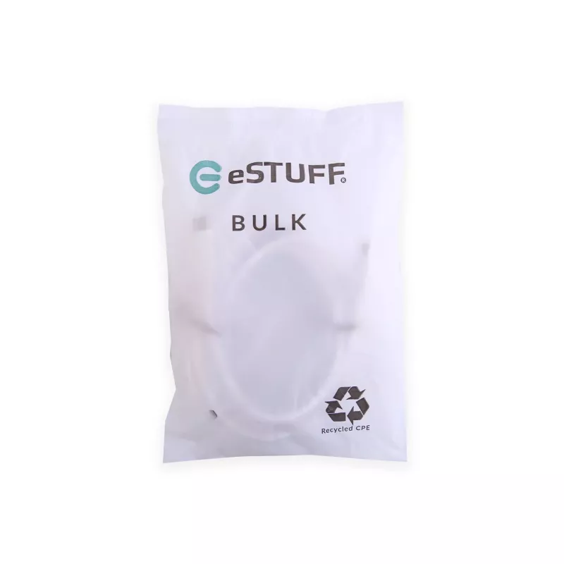 eSTUFF ES604370-BULK USB-kaapeli USB 2.0 1 m USB-C valkoinen
