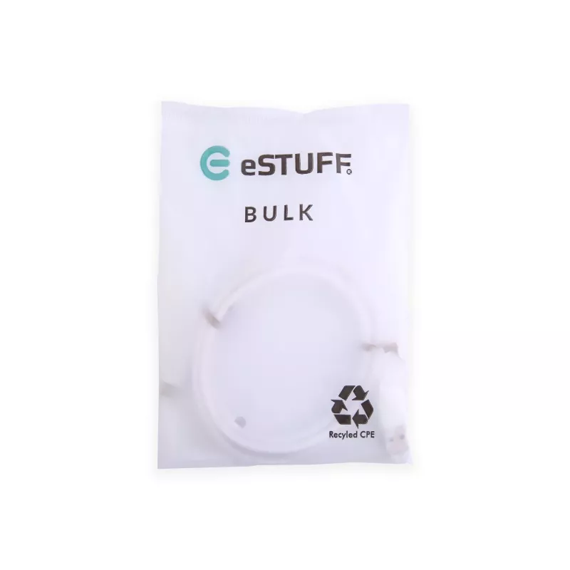 eSTUFF ES605170-BULK USB-kaapeli USB 2.0 1 m USB-C USB-A valkoinen